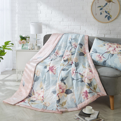 伊伊爱 ZB2000180 全棉印花夏季被子双人空调被 200*230cm随机色(单位:条)