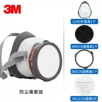 3m 防尘口罩 1201防尘及有机气体套装