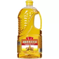 鲁花 食用油 油酸多多 5S压榨一级浓香花生油1.6L 油酸含量大于55%