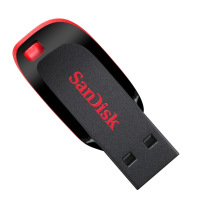 闪迪 16GB USB2.0 U盘 CZ50酷刃 黑红色 小巧便携 时尚设计 安全加密软件