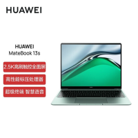 华为(HUAWEI)MateBook 13s 2021高性能轻薄笔记本上班 绿i5-11300H 16+512G锐炬显卡