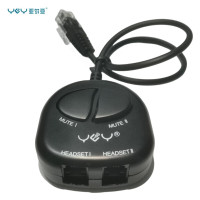 亚尔亚(YEY)108A呼叫中心话务耳机培训盒 电话转接盒 1个