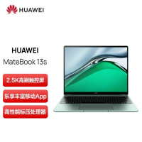 华为(HUAWEI)MateBook 13s 2021商务办公笔记本电脑 绿i7-11370H 16G+512G触屏