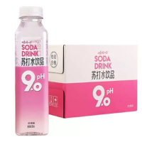 娃哈哈方瓶PH9.0苏打水玫瑰味500ml/瓶(1*15)整箱