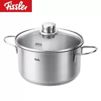 菲仕乐(Fissler) 和风系列20厘米双耳汤锅带玻璃盖EM0511120000-G银色
