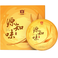 大益 普洱茶礼盒 源知味 自饮礼赠 生茶礼盒 357g*1盒