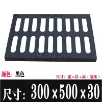 动力瓦特 球墨铸铁井盖排水沟盖板雨水篦子下水道盖板 300*500*30MM过小车款