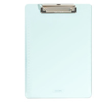 得力(deli) 9256APET透明板夹(透明蓝)(20块/包)