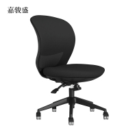 嘉骏盛工作椅电脑椅人体工学升降转椅写字椅黑框黑网(无扶手款)