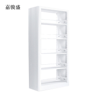 嘉骏盛图书馆书架阅览室货架资料档案架钢制书架双面五层主架