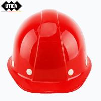 消防PE-Y红色一字玻璃钢型安全帽