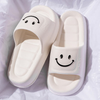 红鹤女式拖鞋LT-6022笑脸厚底踩屎感凉拖鞋