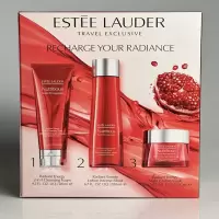 雅诗兰黛(Estee Lauder)红石榴三件套(红石榴洁面125ml 红石榴水清爽200ml 红石榴面霜晚霜50ml)