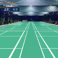卫氏室内运动pvc地胶篮球场羽毛球场体育场塑胶地板地垫 水晶沙8.0mm