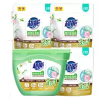 超能 植沐悦色凝珠180g+超能植沐悦色凝珠60g*3袋