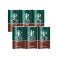 星巴克星倍醇黑醇摩卡味浓咖啡饮料180ml*6瓶 AJ1332-1