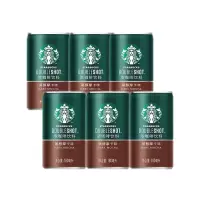 星巴克星倍醇黑醇摩卡味浓咖啡饮料180ml*6瓶 AJ1332-1