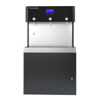 英领直饮机商用净水器大型立式直饮水机 RO反渗透过滤加热一体机YL-400(3G)