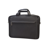 BINGTUO公文包商务大容量手提包笔记本电脑包单肩斜挎文件包 黑色