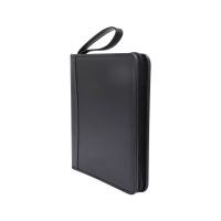 BINGTUO商务笔记本子可拆卸活页本多功能九孔拉链包记事本