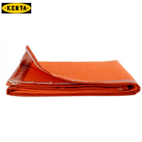 KENTA/克恩达 玻璃纤维涂层橙色消防灭火毯2mm (1×1米) 19-119-761 (单位:件)