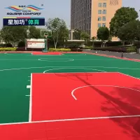星加坊悬浮拼装地板羽毛球场篮球场地垫 幸运草软连接