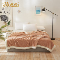 顶瓜瓜 羊羔绒毯橙色 200*230CMDGGT1004