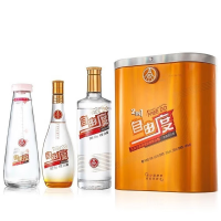 五粮液 白酒 自由度 38度 浓香型 620ml+69度280ml金盒一套