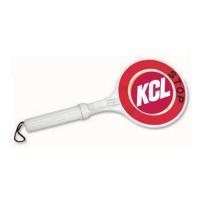 带光源手举停车牌