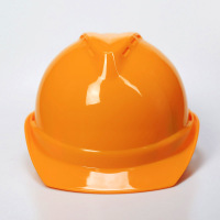 安全帽国标材质高强度ABS安全帽 V型透气款(橙)免费印字 单位 顶