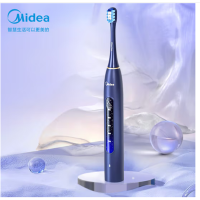 美的(Midea)电动牙刷成人磁悬浮声波马达模式记忆智能换区提醒180天长续航星黛紫M2