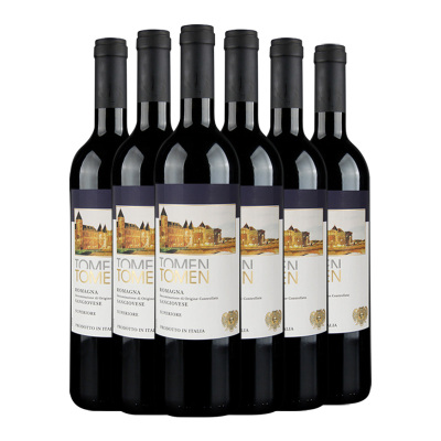 意大利红葡萄酒托蔓桑娇维塞750ml*6支/瓶 整箱装原瓶进口