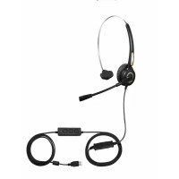 声迪尔 H330 单耳话务耳机耳麦 电脑USB接口