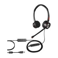 声迪尔S100NC双耳电脑USB接口客服电销话务员耳机耳麦