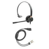 声迪尔 S510NC 单耳话务耳机耳麦 PC3.5双插头