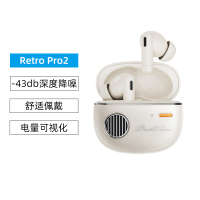 漫步者花再 Retro Pro 2 真无线主动降噪蓝牙耳机蓝牙5.3 无线耳机