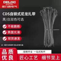 德力西电气 CDS自锁式尼龙扎带 8×500 黑色 优质型 (250条)