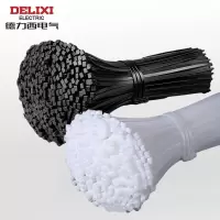 DELIXI/德力西 CDS自锁式尼龙扎带 8×400 白色 优质型 250条 1包