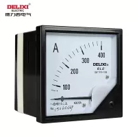 DELIXI/德力西 6L2系列安装式指针仪表 6L2 电流表 400/5 过载2倍 1个