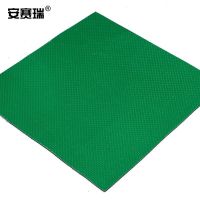 安赛瑞 橡胶防滑地垫 1m×10m×5mm 仓库车间走廊厨房橡胶防滑耐油地垫 凸点款(单位:卷)