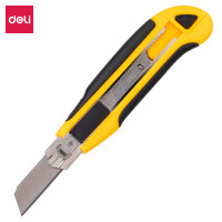 得力 2091三连发储刀式美工刀 办公家用裁纸刀/壁纸刀