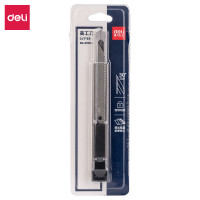 得力 2084 30°角小号自锁美工刀 9mm裁纸刀/壁纸刀 灰色