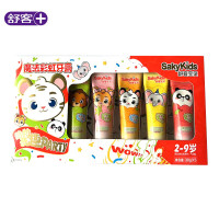 舒客宝贝魔法彩虹牙膏30g*5支*2盒