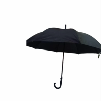 龙翔长把黑色雨伞