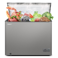 星星(XINGX)冰柜商用单温卧式顶开式微霜冷藏冷冻柜BD/BC-275KC[钢板门]