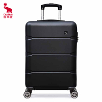 爱华仕(OIWAS)行李箱密码箱大容量拉杆箱20英寸大学生旅行箱OCX6639黑色