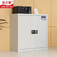 龙之泰 密码档案柜钢制资料存储柜矮柜钢制防盗密码柜 单节无斗 电子指纹密码锁