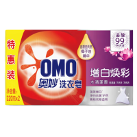 奥妙洗衣皂超效206gX2块/组*3组(共6块)