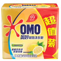 奥妙柠檬超效洗衣皂200GX3块/组*2(共6块)