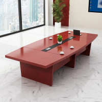 尔迈 办公室小型会议桌长桌简约现代条形桌3.6米会议桌